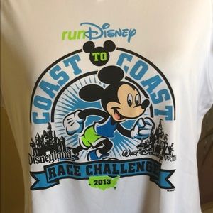 Run Disney Champion Coast to Coast Shirt 2XL